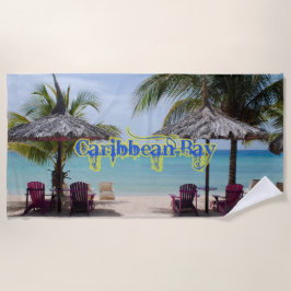 Oude Zeven Zeeën Caribische Vakantie Strandlaken
