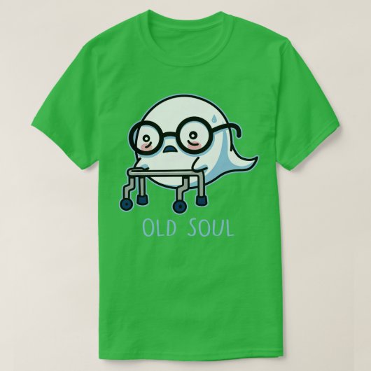 oude ziel grappig Schattigee letterlijke ouderdom  T-shirt (Design voorkant)