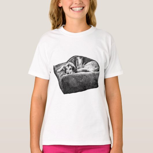 Oude zielrust t-shirt (Voorkant)