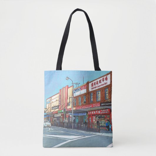 Oude zijkant van de Canvas tas van Hornsby (Voorkant)