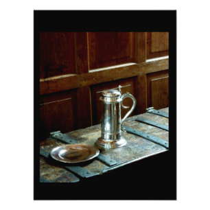 Oude zilver en eik (2) foto afdruk