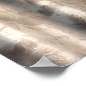 Oude zine en roestige gegolfde textuur achtergrond poster (Hoek)