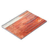 Oude zinkachtergrond in stijl. Rustwand Notitieboek (Linkerzijde)