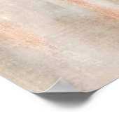 Oude zinkachtergrond in  stijl. Rustwand Poster (Hoek)