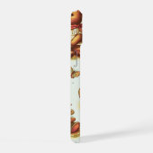 Oude Zoete Teddybeer Patroon iPhone 15 Case (Rechterkant)