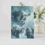 Oude zombie-ijsdemon kaart (Staand voorkant)