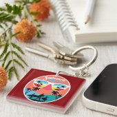 Oude Zomer Design-68265 Sleutelhanger (Voorkant Rechts)