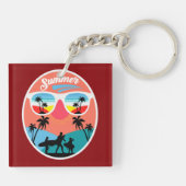 Oude Zomer Design-68265 Sleutelhanger (Achterkant)