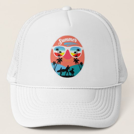 Oude Zomer Design-68265 Trucker Pet (Voorkant)