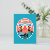 Oude Zomer Ontwerp-68265 Briefkaart (Staand voorkant)