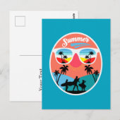 Oude Zomer Ontwerp-68265 Briefkaart (Voorkant / Achterkant)