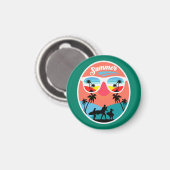Oude Zomer Ontwerp-68265 Magneet (Voorkant / Achterkant)