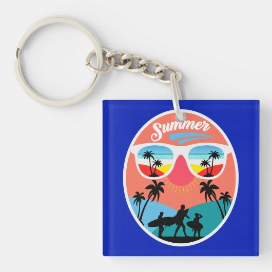 Oude Zomer Ontwerp-68265 Sleutelhanger (voorkant)