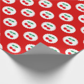 Oude Zomer Witte & Rode Kersen Cadeaupapier (Hoek)