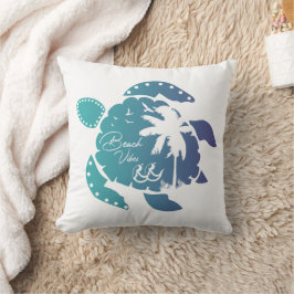 Oude Zomer Zeeschildpadden Kussen