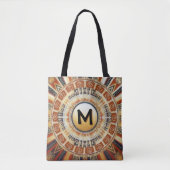 Oude Zon Mandala Boodschappentas Tote Bag (Voorkant)