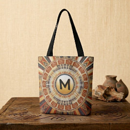Oude Zon Mandala Boodschappentas Tote Bag