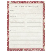 Oude zonnebloem toile rode recept papier vel