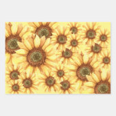 Oude Zonnebloemen Decoupage Inspiratie Inpakpapier Vel (Voorkant 2)