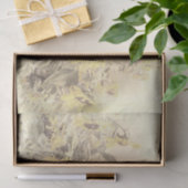 Oude zonnebloemveld gele versleten textuur tissuepapier (Geschenk)