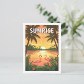 Oude Zonsopgang Florida Briefkaart (Staand voorkant)