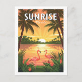 Oude Zonsopgang Florida Briefkaart (Voorkant)