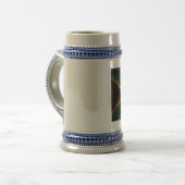 Oude Zuid-Afrikaanse vlag Bierpul (Voorkant links)