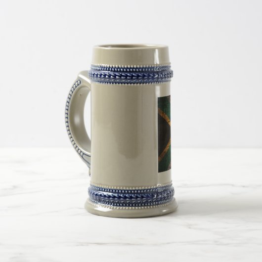 Oude Zuid-Afrikaanse vlag Bierpul (Voorkant links)