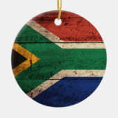 Oude Zuid-Afrikaanse vlag Keramisch Ornament (Voorkant)