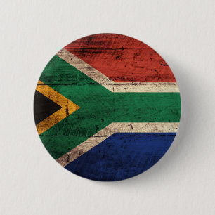 Oude Zuid-Afrikaanse vlag Ronde Button 5,7 Cm