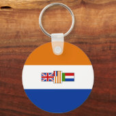 Oude Zuid-Afrikaanse vlag Sleutelhanger (Voorkant)