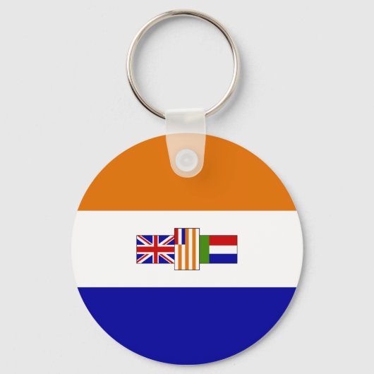 Oude Zuid-Afrikaanse vlag Sleutelhanger (Voorkant)
