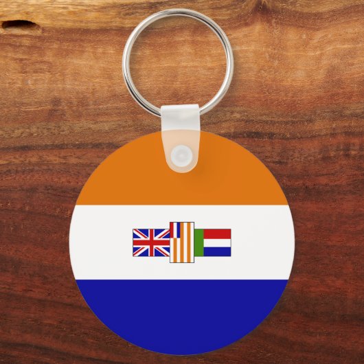 Oude Zuid-Afrikaanse vlag Sleutelhanger (Voorkant)