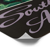 Oude Zuid-Amerika Reisposter Print Europa (Hoek)