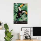 Oude Zuid-Amerika Reisposter Print Europa (Thuiskantoor)