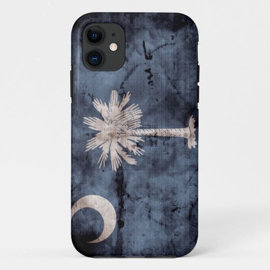 Oude Zuid-Carolina vlag; Case-Mate iPhone Case (Achterkant)