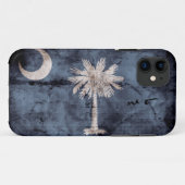 Oude Zuid-Carolina vlag; Case-Mate iPhone Case (Achterkant (horizontaal))