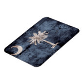 Oude Zuid-Carolina vlag; Magneet (Linkerzijde)