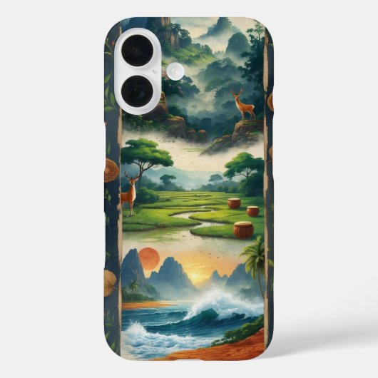 Oude Zuid-Indiase Natuur Case-Mate iPhone Case (Achterkant)