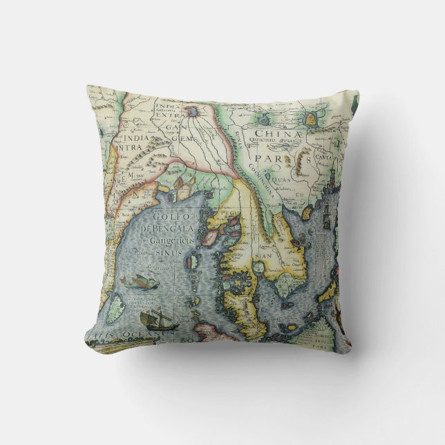 Oude Zuidoost-Aziatische kaart door Mercator / Hon Kussen (Voorkant)