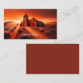 Oude Zuidwestelijke Adobe Kerk Visitekaartje (Voorkant / Achterkant)