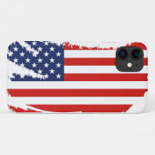 OUDE ZWARE GRUNGE STARS EN STRIPEN VLAG VAN DE VS Case-Mate iPhone CASE (Achterkant (horizontaal))