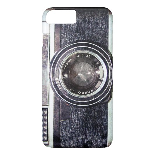 Oude zwarte camera Case-Mate iPhone case (Achterkant)