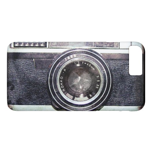 Oude zwarte camera Case-Mate iPhone case (Achterkant (Horizontaal))