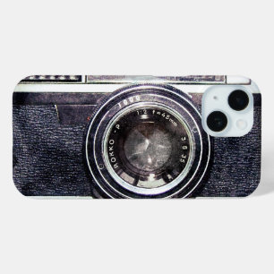 Oude zwarte camera iPhone 15 case