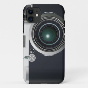 Oude zwarte camera iPhone 11 hoesje