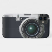 Oude zwarte camera Case-Mate iPhone case (Achterkant (horizontaal))