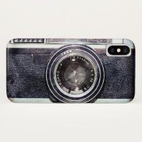 Oude zwarte camera