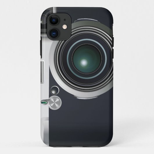 Oude zwarte camera Case-Mate iPhone case (Achterkant)