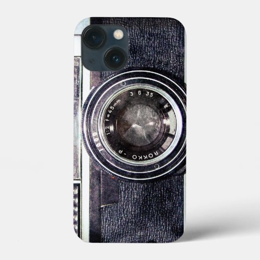 Oude zwarte camera Case-Mate iPhone case (Achterkant)